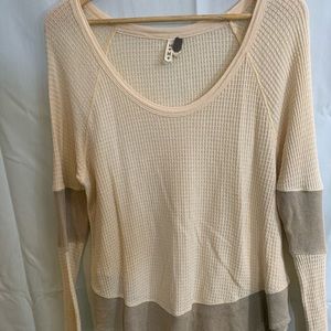 We the free color block thermal